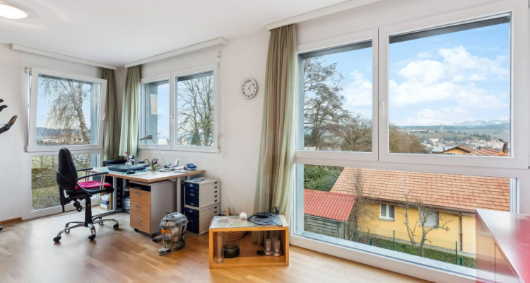 Villa jumelée indépendante avec piscine à Romont image 5