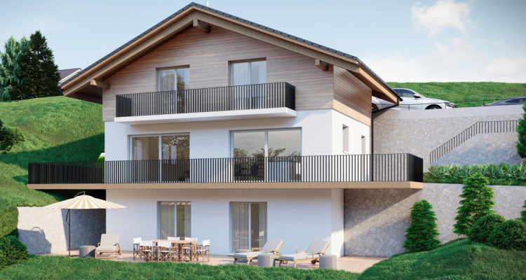 Neubau 5 bis 6 Zimmer Einfamilienhaus an aussichtsreicher Hanglage image 1