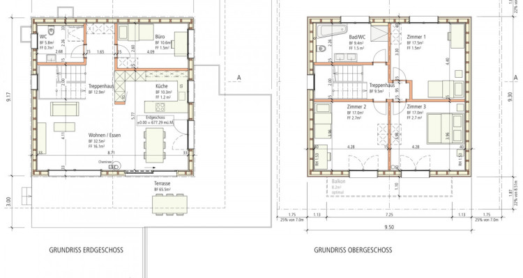 Baulandparzelle mit 5-Zimmer Einfamilienhaus-Vorprojekt im Grünen image 11