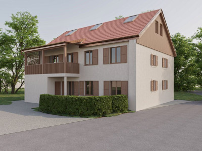 Duplex de 5.5 pièces rénové avec jardin en pleine nature image 2