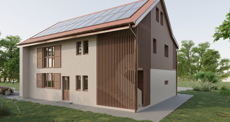 Duplex de 5.5 pièces rénové avec jardin en pleine nature image 1