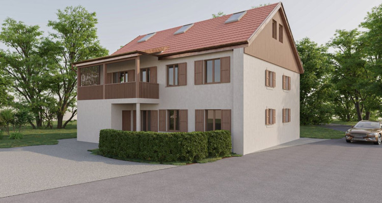 Duplex de 5.5 pièces rénové avec jardin en pleine nature image 2