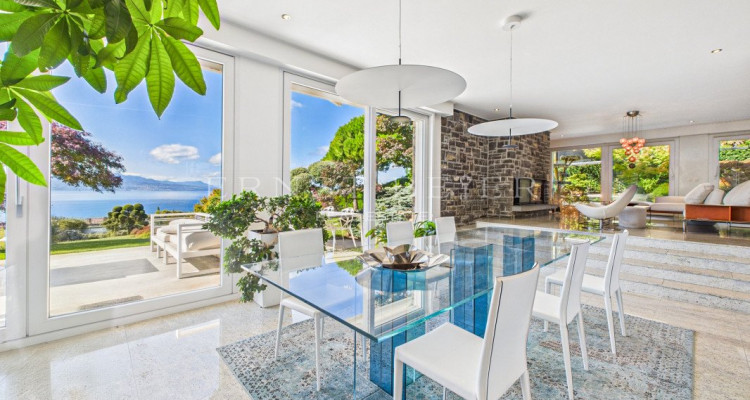 Propriété de prestige avec jardin paysager, piscine et panorama sur le Léman image 3