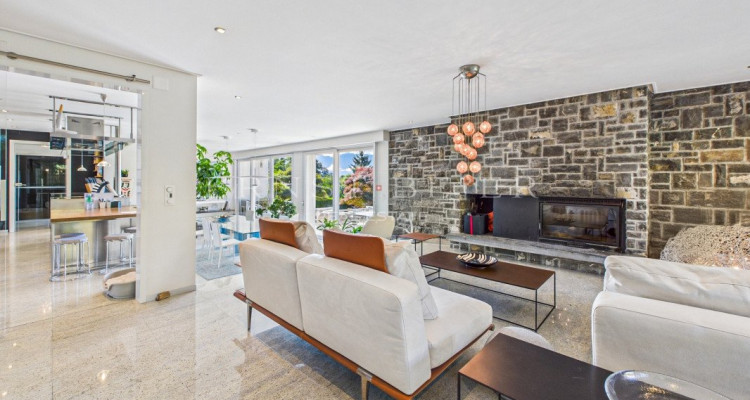 Propriété de prestige avec jardin paysager, piscine et panorama sur le Léman image 4