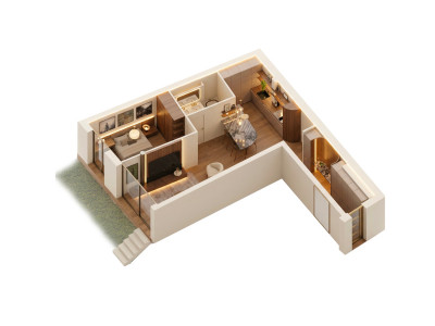 NEUF – RDC terrasse 4.5 spacieux et proche des stations – lot 201 image 3