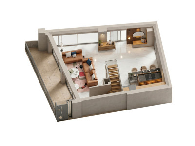 NEUF – RDC terrasse 4.5 spacieux et proche des stations – lot 201 image 7