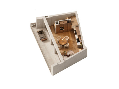 NEUF – RDC terrasse 4.5 spacieux et proche des stations – lot 201 image 9