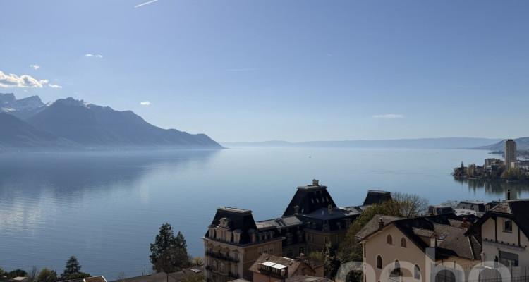 Élégant 4.5 pièces rénové avec vue panoramique sur le Lac et Montreux image 1