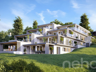 Splendide 4.5 pièces haut de gamme avec terrasse et vue sur le lac! image 1