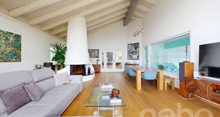 Superbe villa familiale, piscine intérieure, terrasses et vue forêt image 3