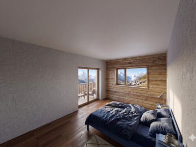 Chalet mitoyen neuf avec vue dégagée sur les montagnes – Salvan image 3