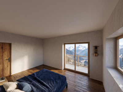 Chalet mitoyen neuf avec vue dégagée sur les montagnes – Salvan image 4