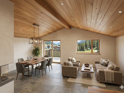 Chalet mitoyen neuf avec vue dégagée sur les montagnes – Salvan image 2