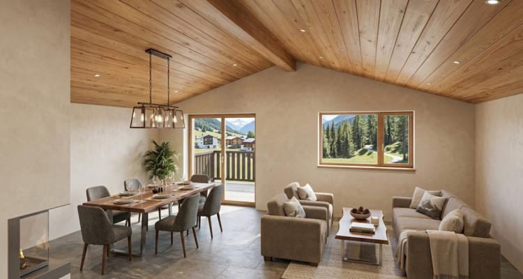 Chalet mitoyen neuf avec vue dégagée sur les montagnes – Salvan image 2