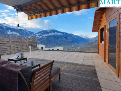 A VENDRE: Appartement 4.5 pces avec terrasse & jardin – Savièse (Chandolin) image 1