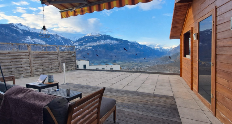 A VENDRE: Appartement 4.5 pces avec terrasse & jardin – Savièse (Chandolin) image 1