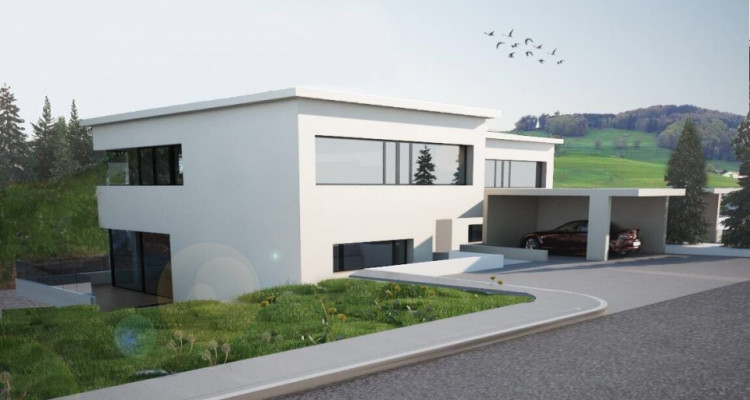 In Planung : 2 Öko-Einfamilienhäuser , 5.5 Zi. auf einer Parzelle von 419m², im Öko-Wohnquartier, hochwertig, mit einem revolutionären Bausystem. image 1