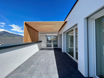 Attique 4,5 pièces avec grande terrasse et vue panoramique à Salins (Sion) image 10