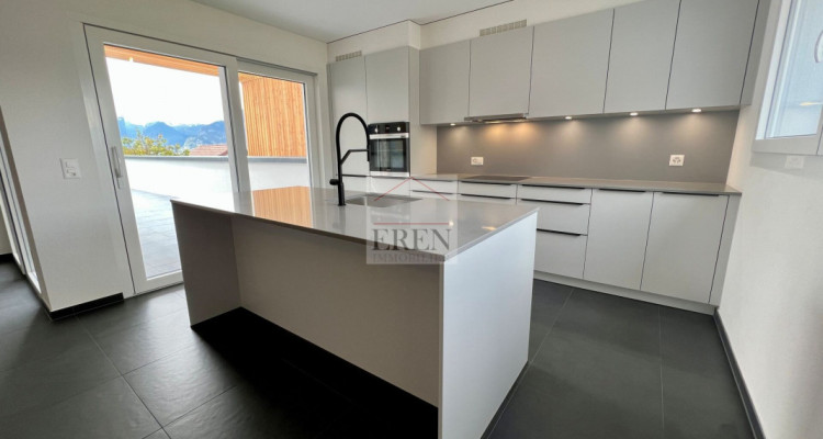 Attique 4,5 pièces avec grande terrasse et vue panoramique à Salins (Sion) image 3