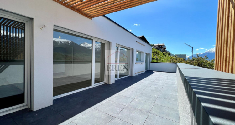 Attique 4,5 pièces avec grande terrasse et vue panoramique à Salins (Sion) image 11