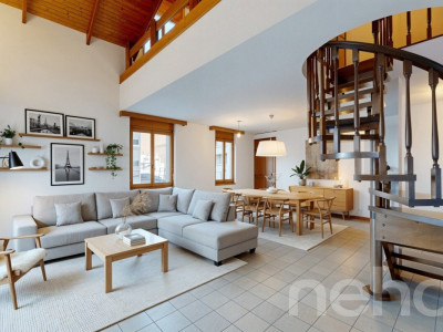 Grosszügige 5-Zimmer-Duplexwohnung mit Bergblick in Visp image 2