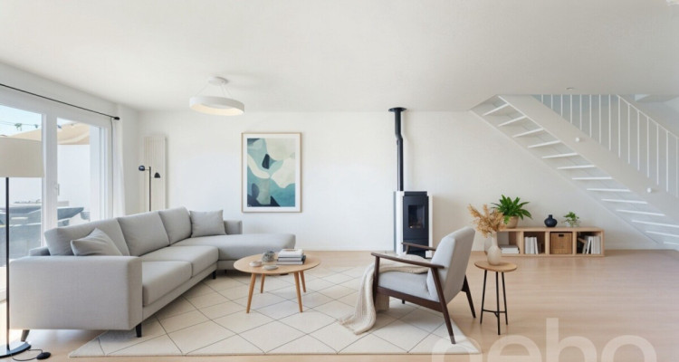 Spacieux duplex en attique ? Volume et confort contemporain image 3