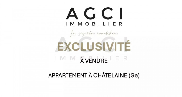 EXCLUSIVITÉ - Appartement lumineux de 4 pièces avec terrasse couverte, jardin privatif et box ? Châtelaine image 1