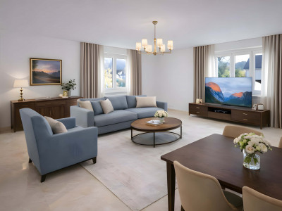 Grand 3 pièces lumineux dans immeuble calme image 2