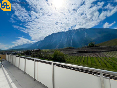 Attique neuf avec ample terrasse à Salquenen image 8