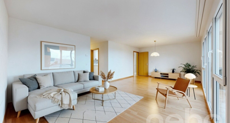 Bel appartement de 4,5 pièces avec vue panoramique au c?ur de Bursins image 2