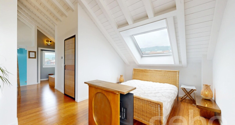 Maison mitoyenne lumineuse avec jardin au calme absolu au Mont/Rolle image 11