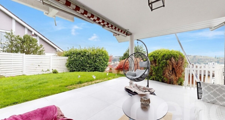 Einfamilienhaus mit Panoramaaussicht und Gartenparadies in Ebikon image 2