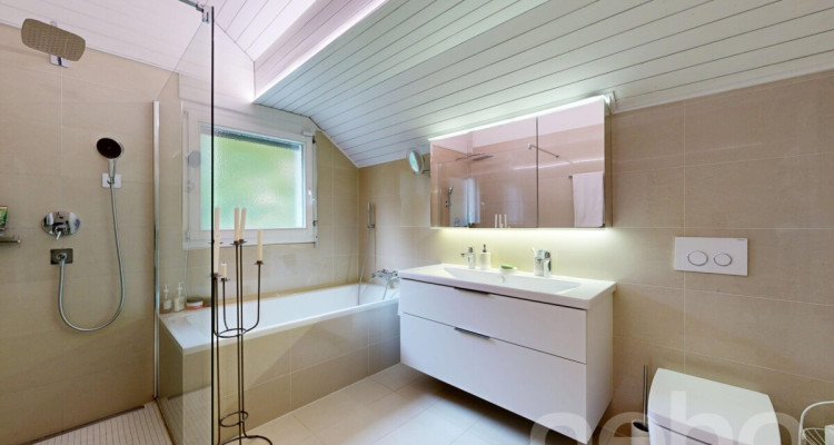 Einfamilienhaus mit Panoramaaussicht und Gartenparadies in Ebikon image 11