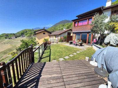 Maison villageoise de 4,5 pièces, toute rénovée et agrandie, vue magnifique image 3