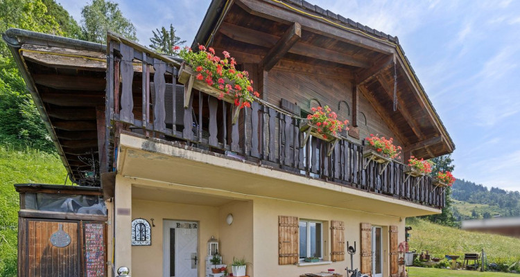 Chalet avec grand terrain, vue sur les Alpes et calme absolu image 9