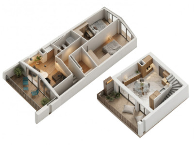 NEUF – Grand Duplex 3.5 pièces avec vue panoramique à budget maîtrisé – lot 303 image 1