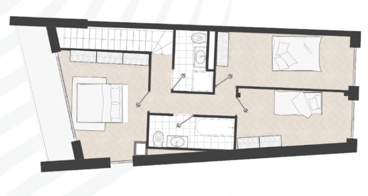 NEUF – Duplex 4.5 confortable avec vue à couper le souffle – lot 304 image 7