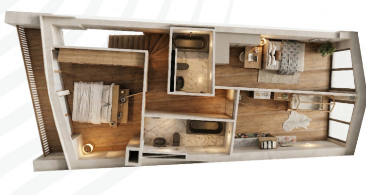 NEUF – Duplex 4.5 confortable avec vue à couper le souffle – lot 304 image 8