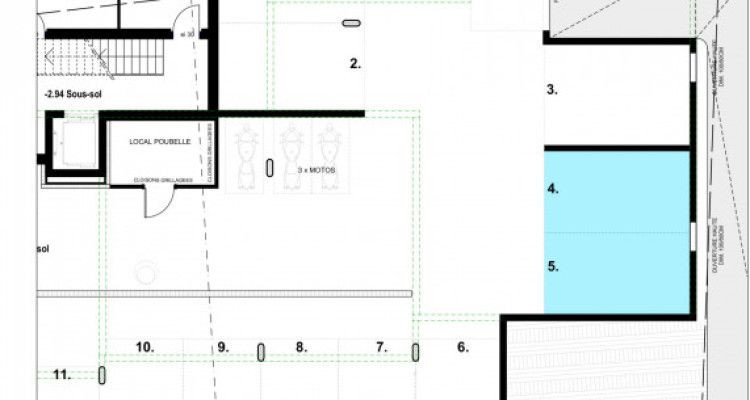 Appartement neuf 4,5p. de 240m2 sur deux niveau - Résidence VESTA à Saint-Cergue image 7