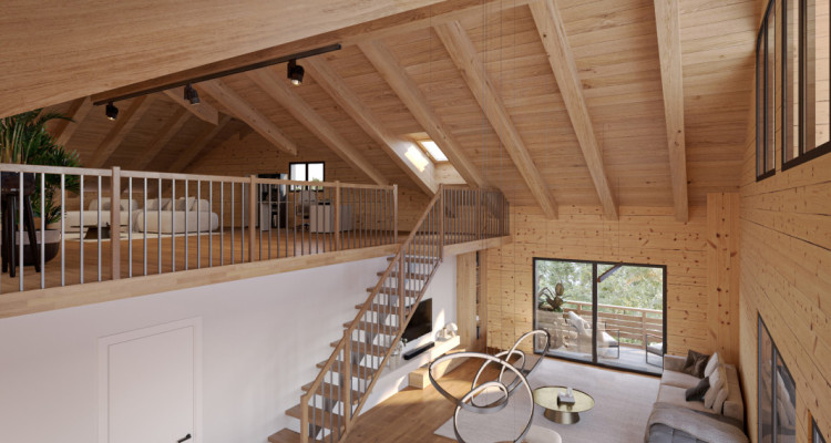 Appartement neuf 4,5p. de 240m2 sur deux niveau - Résidence VESTA à Saint-Cergue image 2