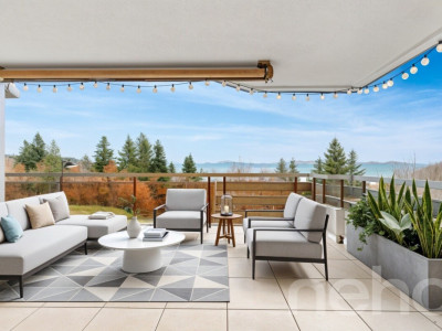 Appartement avec panorama sur le lac et les Alpes, proche du centre image 2