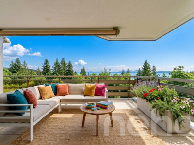 Appartement avec panorama sur le lac et les Alpes, proche du centre image 1