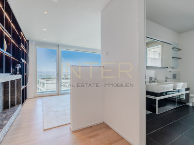 Exklusive 4.5-Zimmer-Terrassenwohnung mit direktem Liftzugang und See-, Berg- und Stadtsicht in Zug image 13