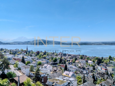 Reserviert: Exklusive 4.5-Zimmer-Terrassenwohnung mit direktem Liftzugang und See-, Berg- und Stadtsicht in Zug image 9