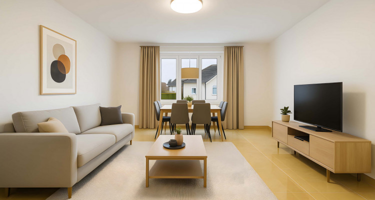 Appartement rénové avec goût – marbre dans toutes les pièces de vie image 1