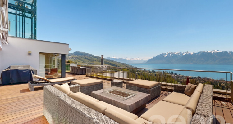 Vue panoramique d?exception au c?ur du Lavaux à La Conversion image 1