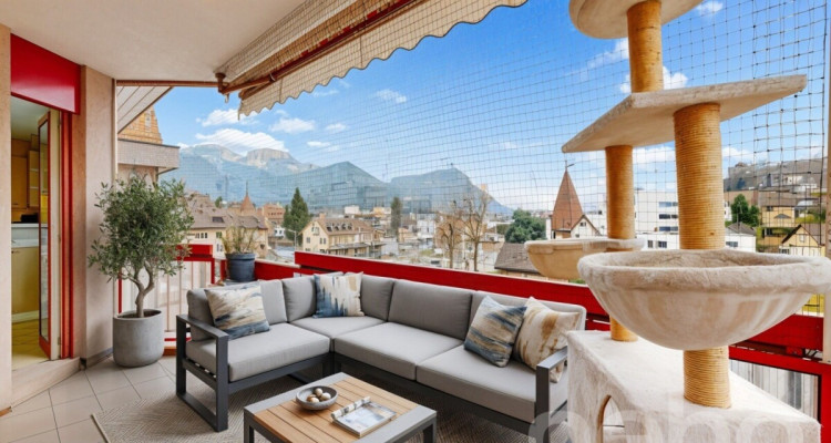 Appartement lumineux avec grande terrasse au c?ur de Châtel image 2