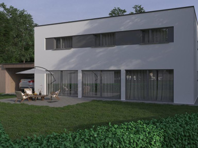 Maison contemporaine en bois ? Accédez à la propriété à prix attractif dans un cadre idéal Permis en force ? Projet exclusif image 1