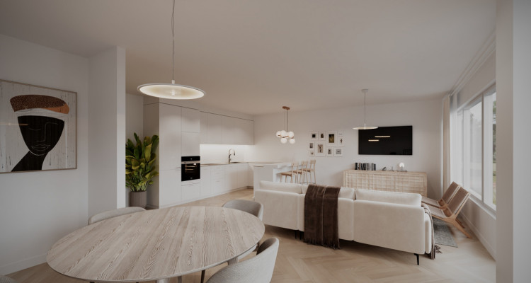 Coup de cœur: traversant rénové avec goût, lumineux avec balcons image 1