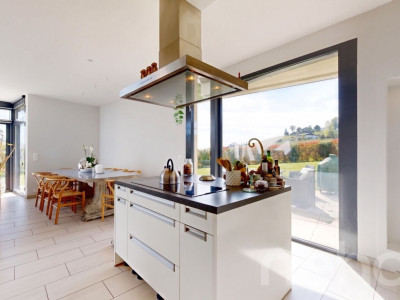 Maison contemporaine aux volumes dexception avec vue lac et Alpes image 9